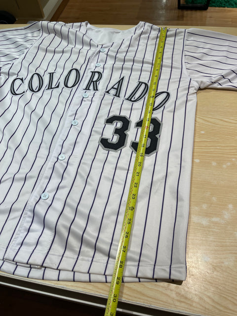 Vintage Colorado Rockies *SIGNED VERIFIED AUTHENTIC* Larry Walker Jersey