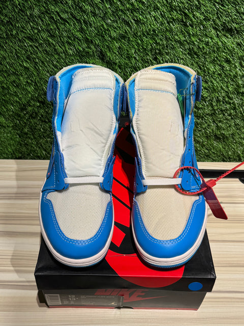 Jordan 1 Retro High Off-White University Blue Sz 12M