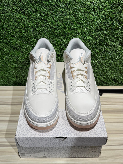 Jordan 3 Retro Craft Ivory Sz 12