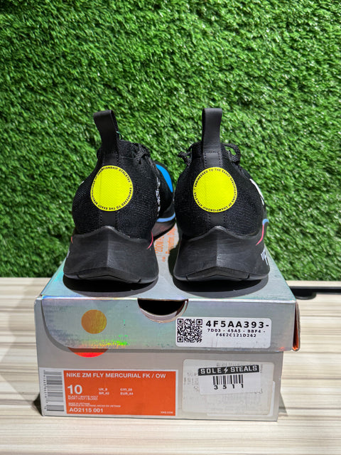 Nike Zoom Fly Mercurial Off-White Black Sz 10
