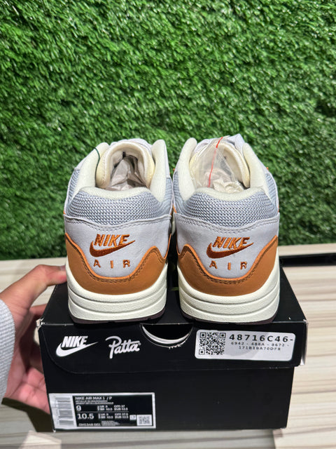 Nike Air Max 1 Patta Waves Monarch (with Bracelet) Sz 9
