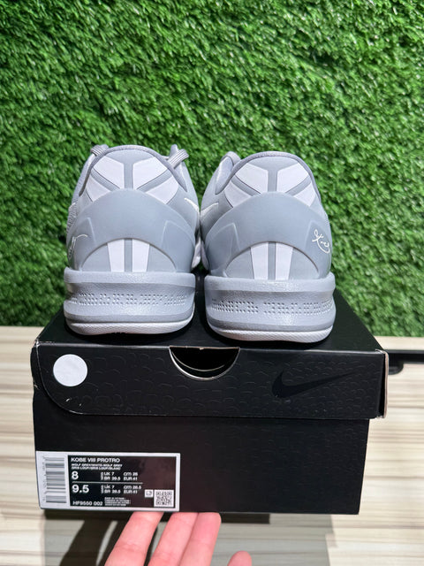 Nike Kobe 8 Protro Wolf Grey Sz 8
