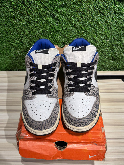 Nike SB Dunk Low Supreme White Cement (2002) Sz 10M.