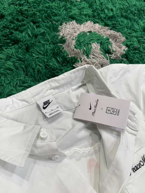 NWT Nike x PEACEMINUSONE Korea Club SS Venice Top White