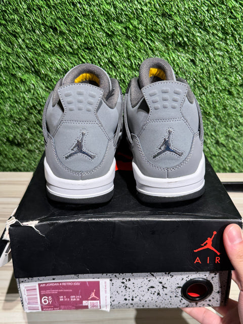 Jordan 4 Retro Cool Grey (2019) (GS) Sz 6.5Y