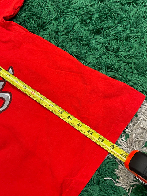 Vintage Kids JNCO Jeans Tribal Tiger Red Long Sleeve Shirt Large