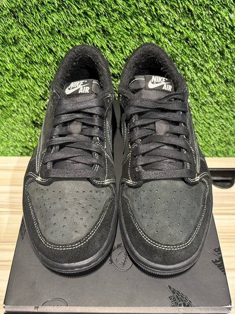 Jordan 1 Retro Low OG SP Travis Scott Black Phantom Sz 8.5