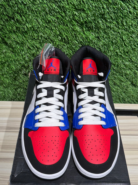 Jordan 1 Mid Top 3 Sz 8M