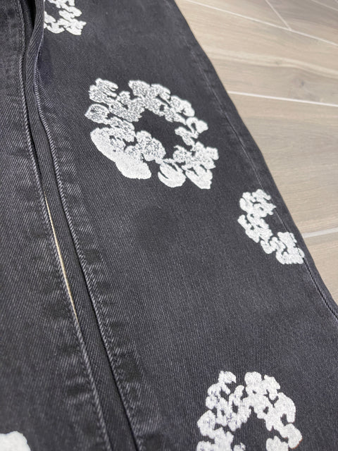 Denim Tears x Levi's Cotton Wreath 501 Black Jeans 33x32