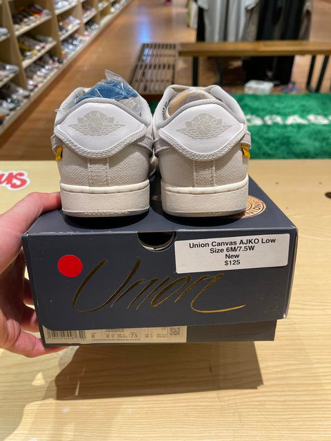 Jordan 1 Retro AJKO Low SP Union White Canvas
