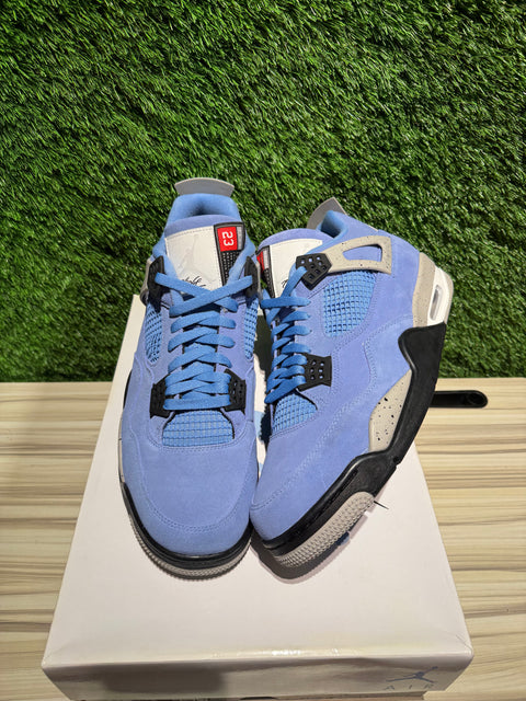 Jordan 4 Retro University Blue Sz 14