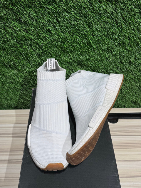 adidas NMD City Sock Gum Pack White Sz 10.5