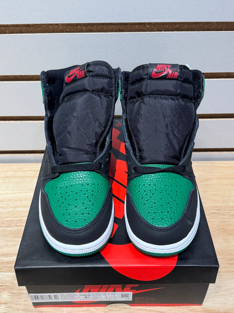 Jordan 1 Retro High Pine Green Black (GS) Sz 4.5Y