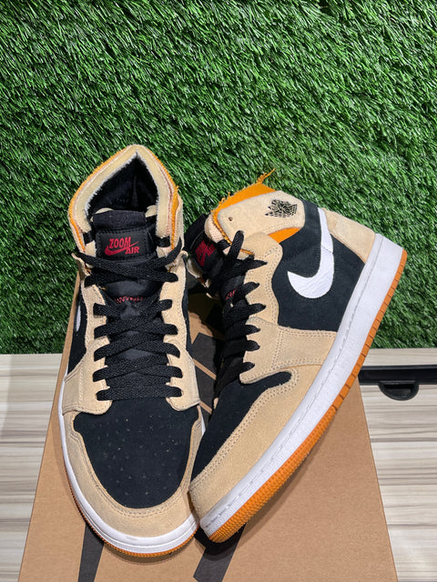 Jordan 1 High Zoom Air CMFT Pumpkin Spice Sz 10.5
