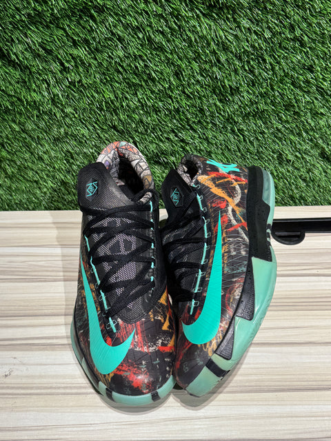 Nike KD 6 NOLA Gumbo League Illusion Sz 10