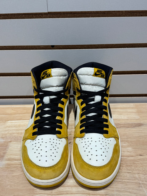 Jordan 1 Retro High OG Yellow Ochre Sz 9.5M