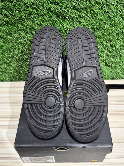 Jordan 1 Mid Game Royal White Black (GS) Sz 7Y