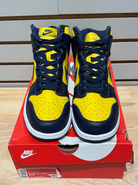Nike Dunk High Michigan (2020) Sz 10.5
