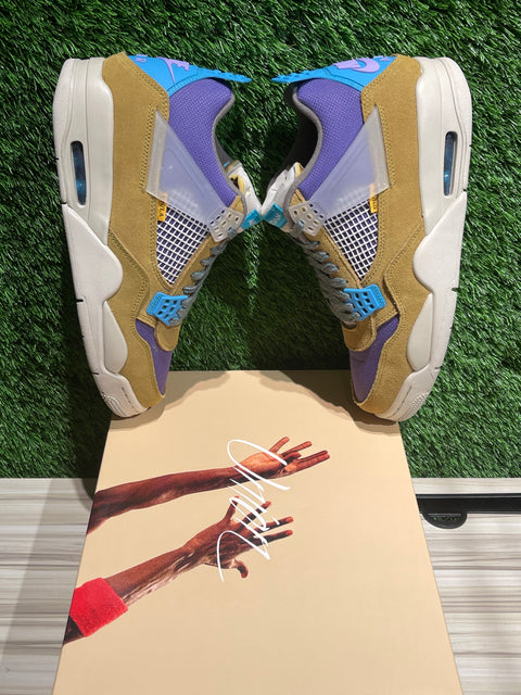 Jordan 4 Retro SP 30th Anniversary Union Desert Moss Sz 9M