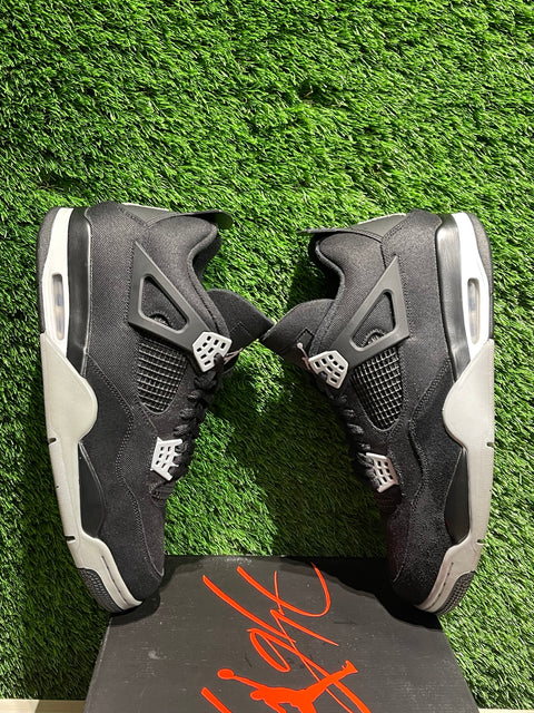 Jordan 4 Retro SE Black Canvas Sz 14M