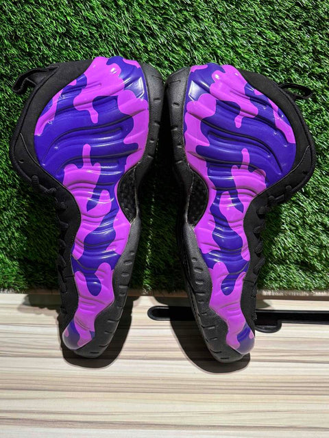 Nike Air Foamposite Pro Purple Camo Sz 11.5M.,