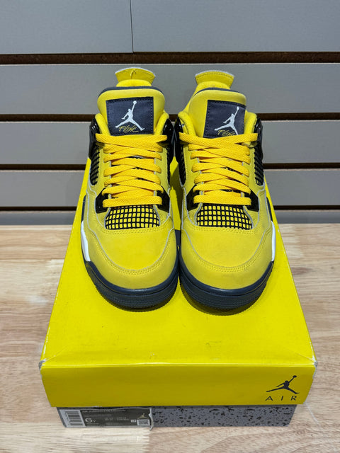 Jordan 4 Retro Lightning (2021) (GS) Sz 6Y