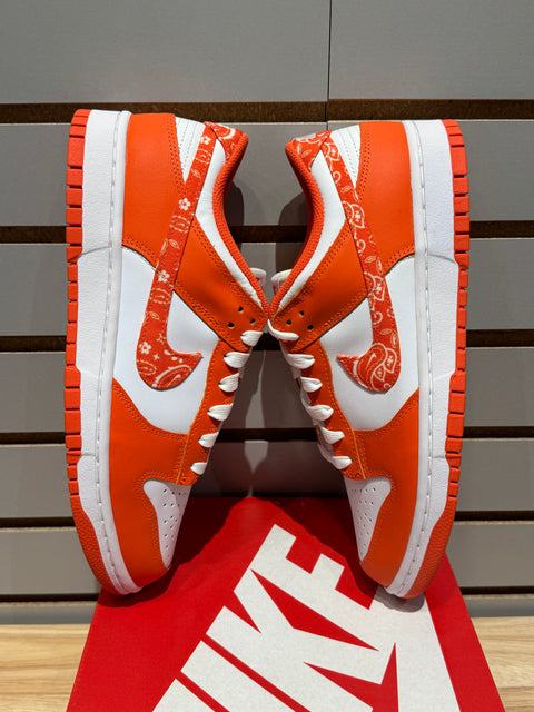Nike Dunk Low Essential Paisley Pack Orange (Women's) Sz 9.5M