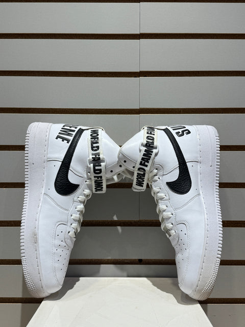 Nike Air Force 1 High Supreme World Famous White Sz 12