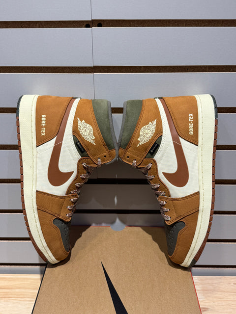 Jordan 1 Retro High Element Gore-Tex Legend Coffee Sz 12