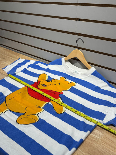 Vintage Disney Licensed Striped Winnie The Pooh Tee Sz XXL