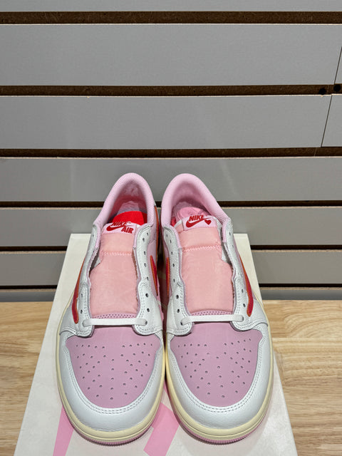 Jordan 1 Retro Low OG SP Travis Scott Sail Tropical Pink