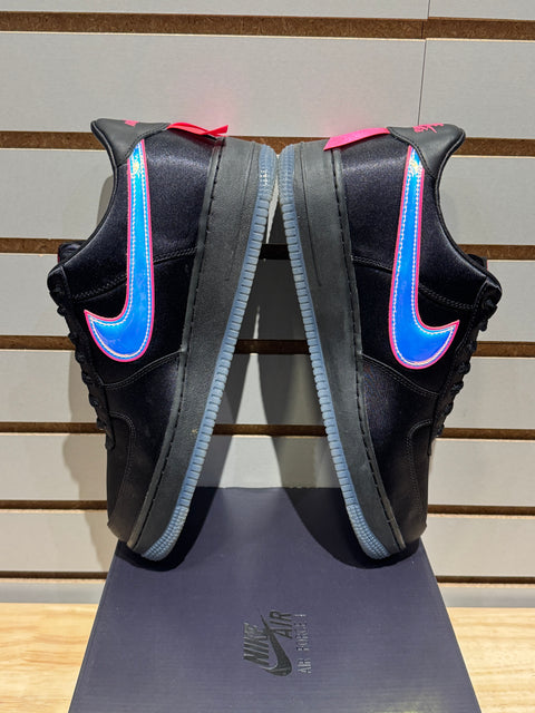 Nike Air Force 1 Low Breast Cancer Awareness Black Hyper Pink Sz 10