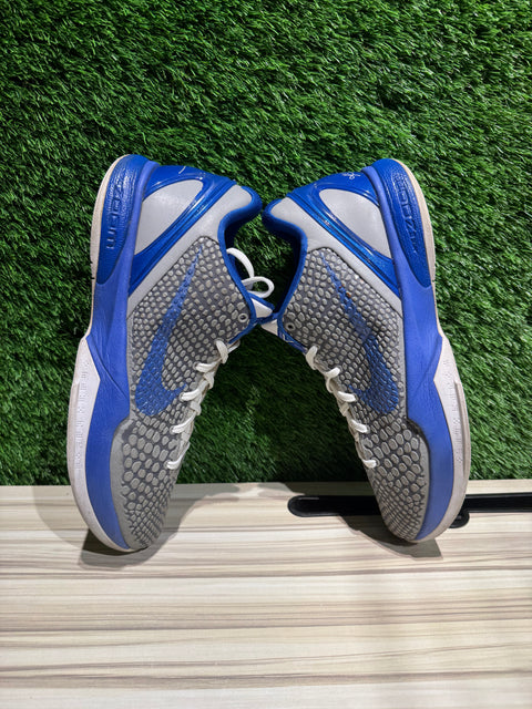 Nike Kobe 6 Medium Grey Varsity Royal Sz 11.5