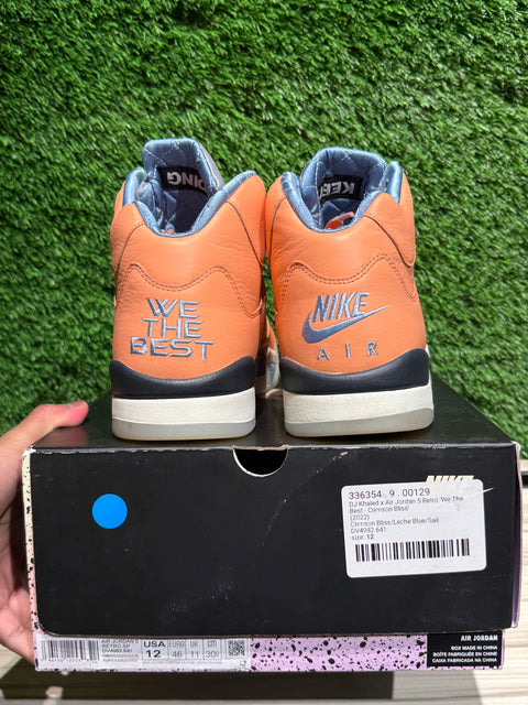 Jordan 5 Retro DJ Khaled We The Best Crimson Bliss Sz 12M