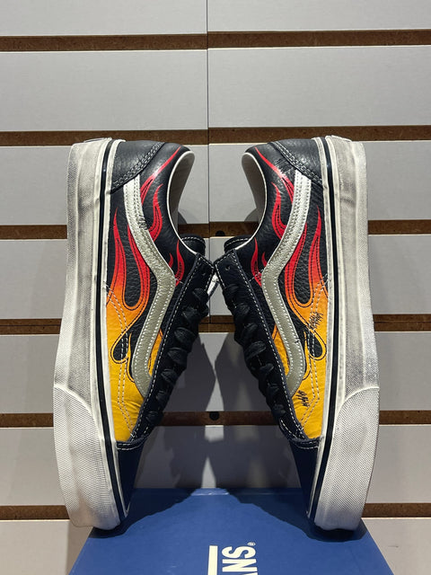 Vans LX Old Skool Archive Flame Black Sz 8.5