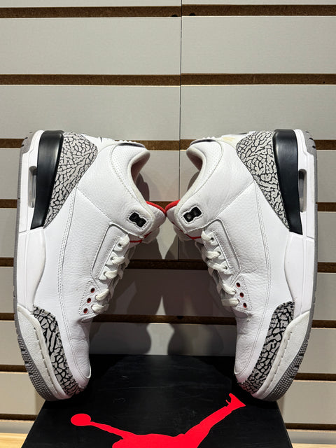 Jordan 3 Retro White Cement '88 Dunk Contest (2013) Sz 10.5