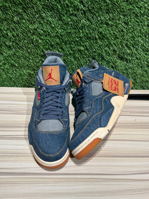 Jordan 4 Retro Levi's Denim (Blank Tag) Sz 11.5