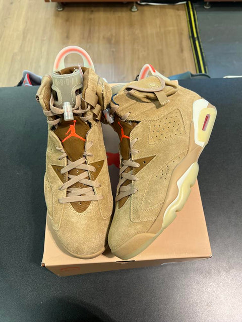 Jordan 6 Retro Travis Scott British Khaki Sz 11