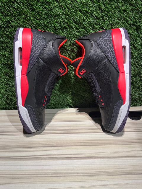 Jordan 3 Retro Crimson Sz 9M