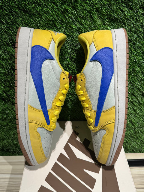 Jordan 1 Retro Low OG SP Travis Scott Canary (Women's) Sz 10.5W/9M
