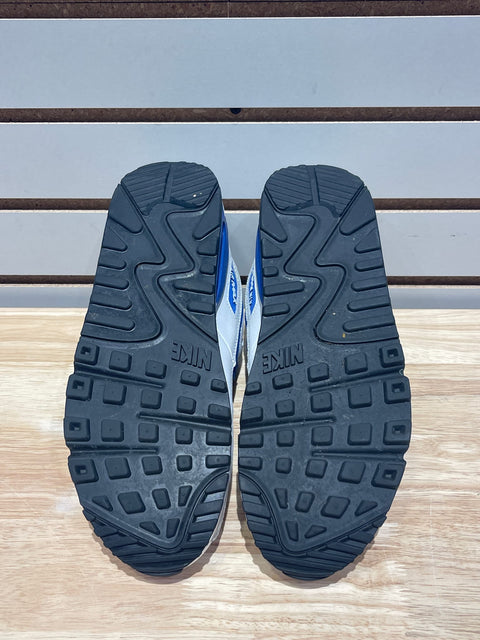 Nike Air Max 90 White Game Royal Photon Dust Sz 9.5