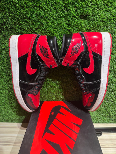Jordan 1 Retro High OG Patent Bred Sz 9.5