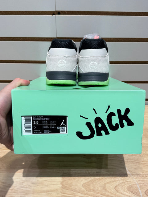 Jordan Jumpman Jack TR Travis Scott x Chase B Black Night Silver Sz 3.5Y