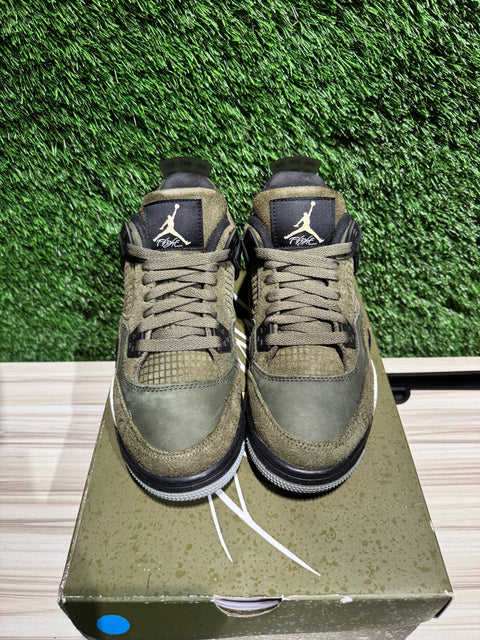 Jordan 4 Retro SE Craft Medium Olive (GS) Sz 5.5Y