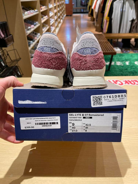 ASICS Gel-Lyte III Remastered Kith Seoul Sz 9