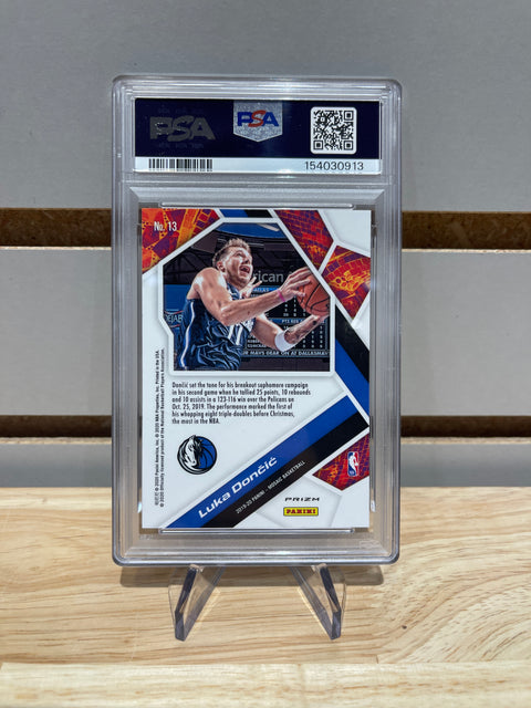 2019 Panini Mosaic #13 Luka Doncic Will To Win PSA 10