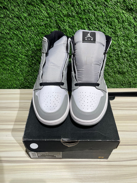 Jordan 1 Mid Light Smoke Grey Sz 8.5