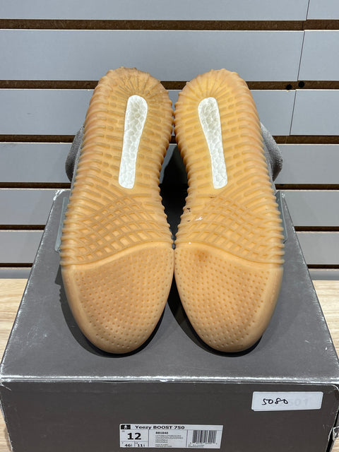 adidas Yeezy Boost 750 Light Grey Glow In the Dark Sz 12