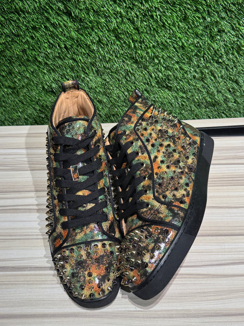 Christian Loubouton Louis Orlato Mens Flat Multi / Multi Metal Sz EU42 / 9M