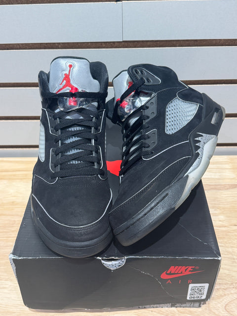 Jordan 5 Retro OG Black Metallic Reimagined Sz 10